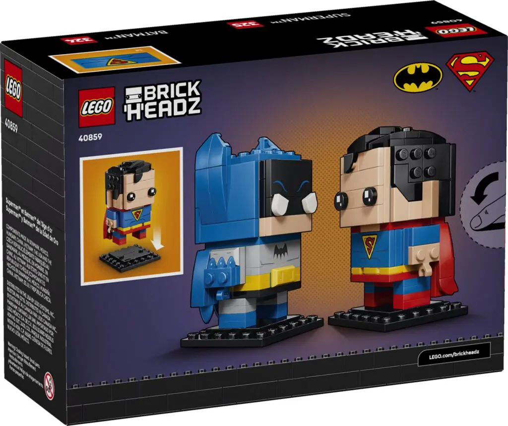 LEGO BrickHeadz Golden Age Superman and Batman - view 12
