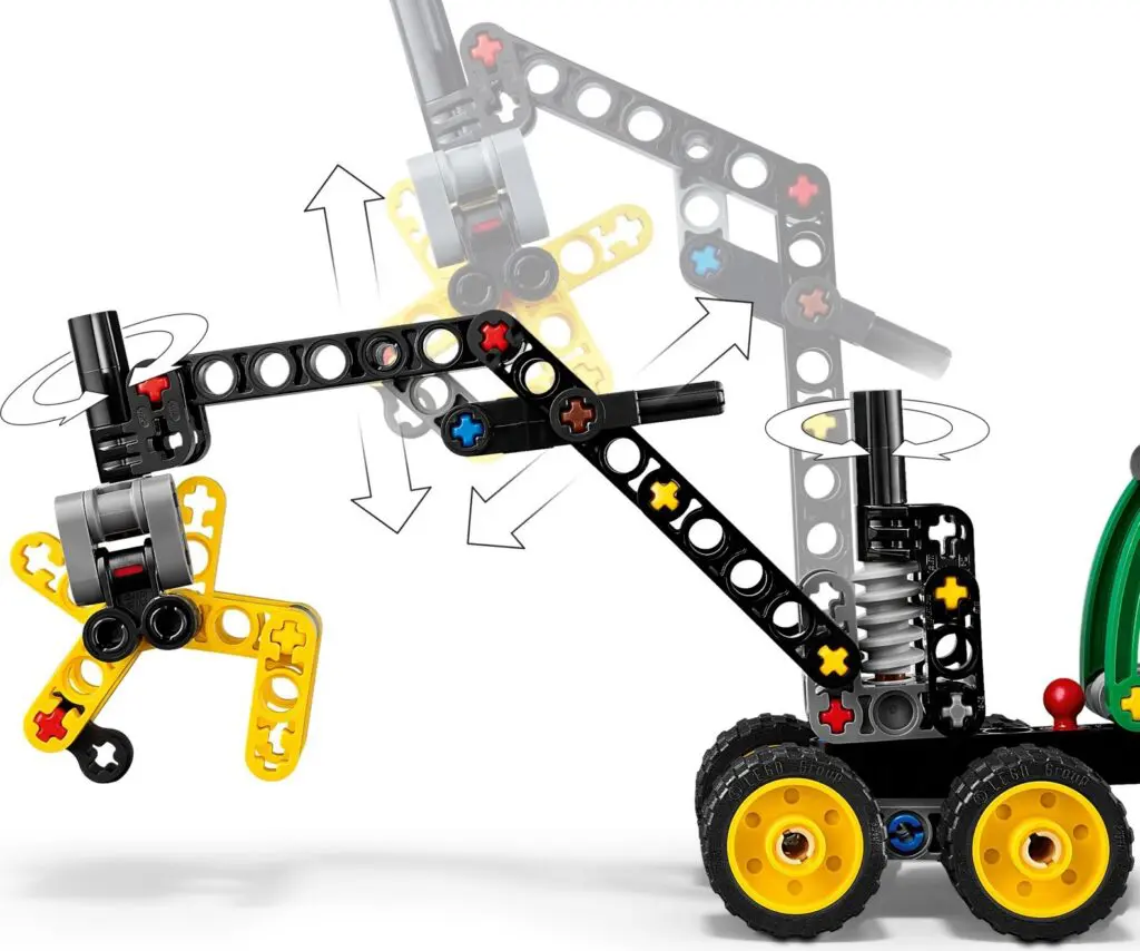 LEGO Technic John Deere 1470H Wheeled Harvester - view 6
