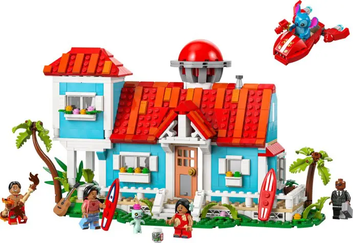 LEGO Lilo and Stitch Beach House, set 43268