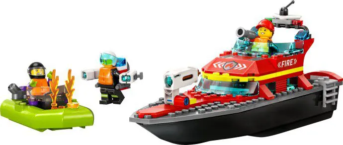 LEGO City Fire Rescue Boat
