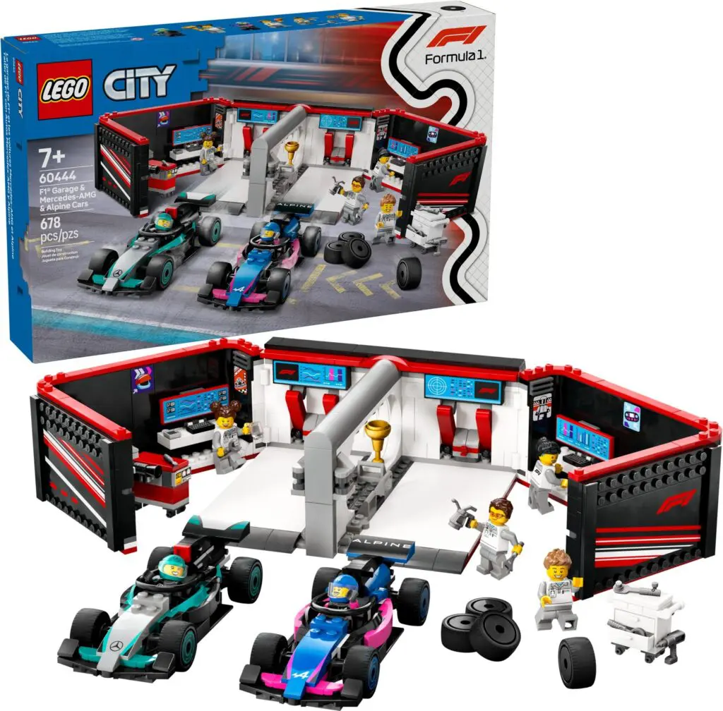 LEGO City F1 Garage & Mercedes-AMG & Alpine Cars - view 3