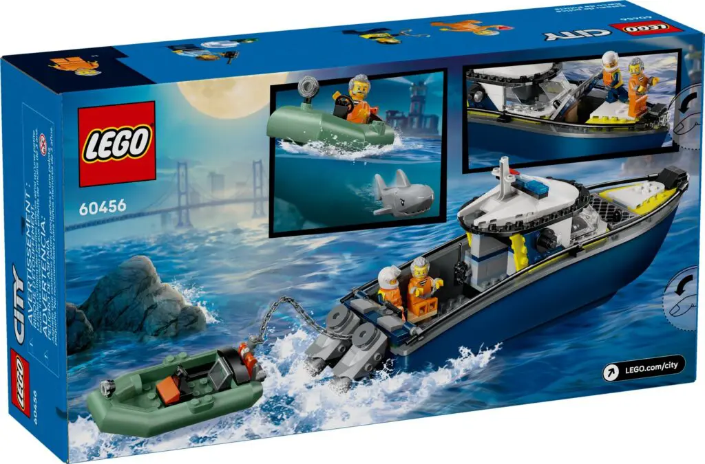 LEGO City Police Boat - view 2