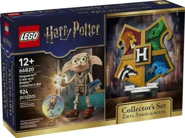 Hogwarts Crest and Dobby Collector's Set
