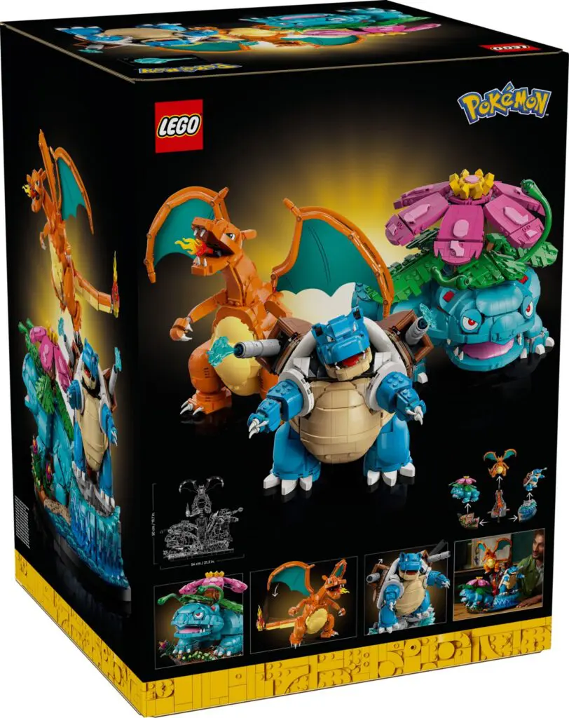 LEGO Pokémon Venusaur, Charizard and Blastoise - view 2