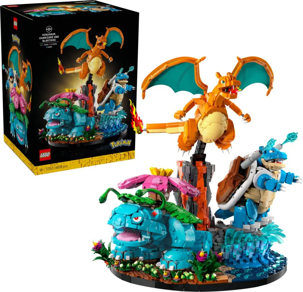 LEGO Pokémon Venusaur, Charizard and Blastoise - view 3
