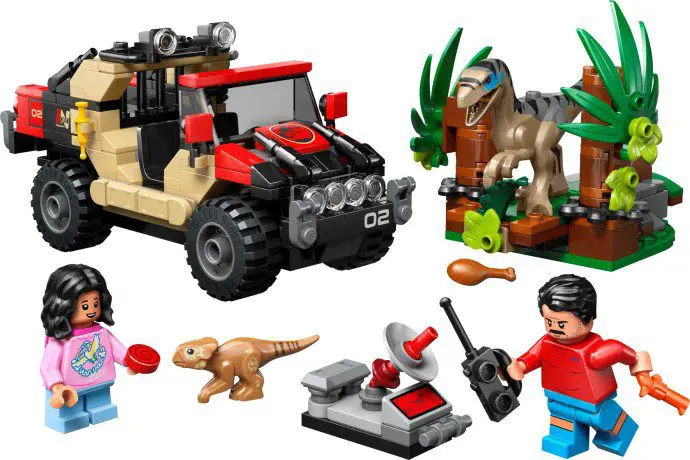 LEGO Jurassic World Raptor Off-Road Escape
