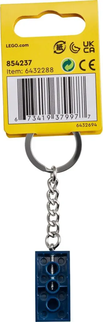 LEGO Gear Earth Blue 2x4 Key Chain - view 3