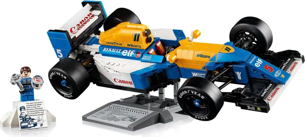 LEGO Icons Williams Racing FW14B & Nigel Mansell - view 5