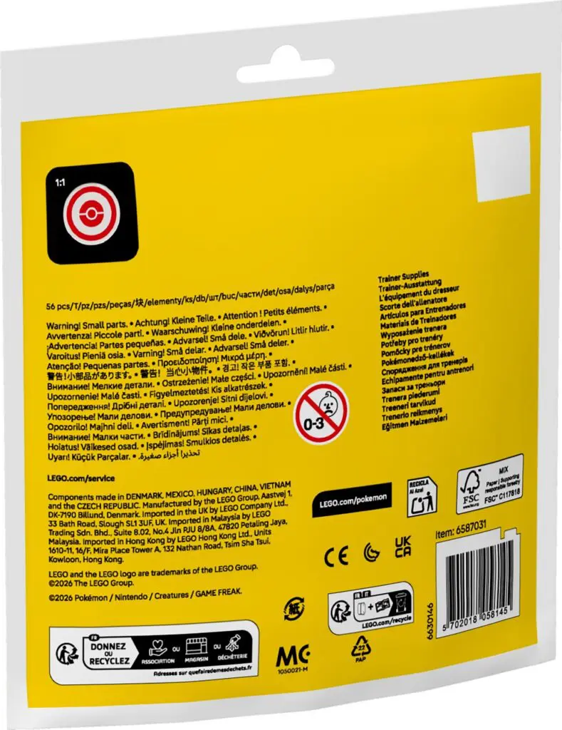 LEGO Pokémon Trainer Supplies - view 4