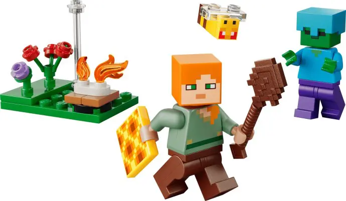 LEGO Minecraft Alex's Campfire Conflict