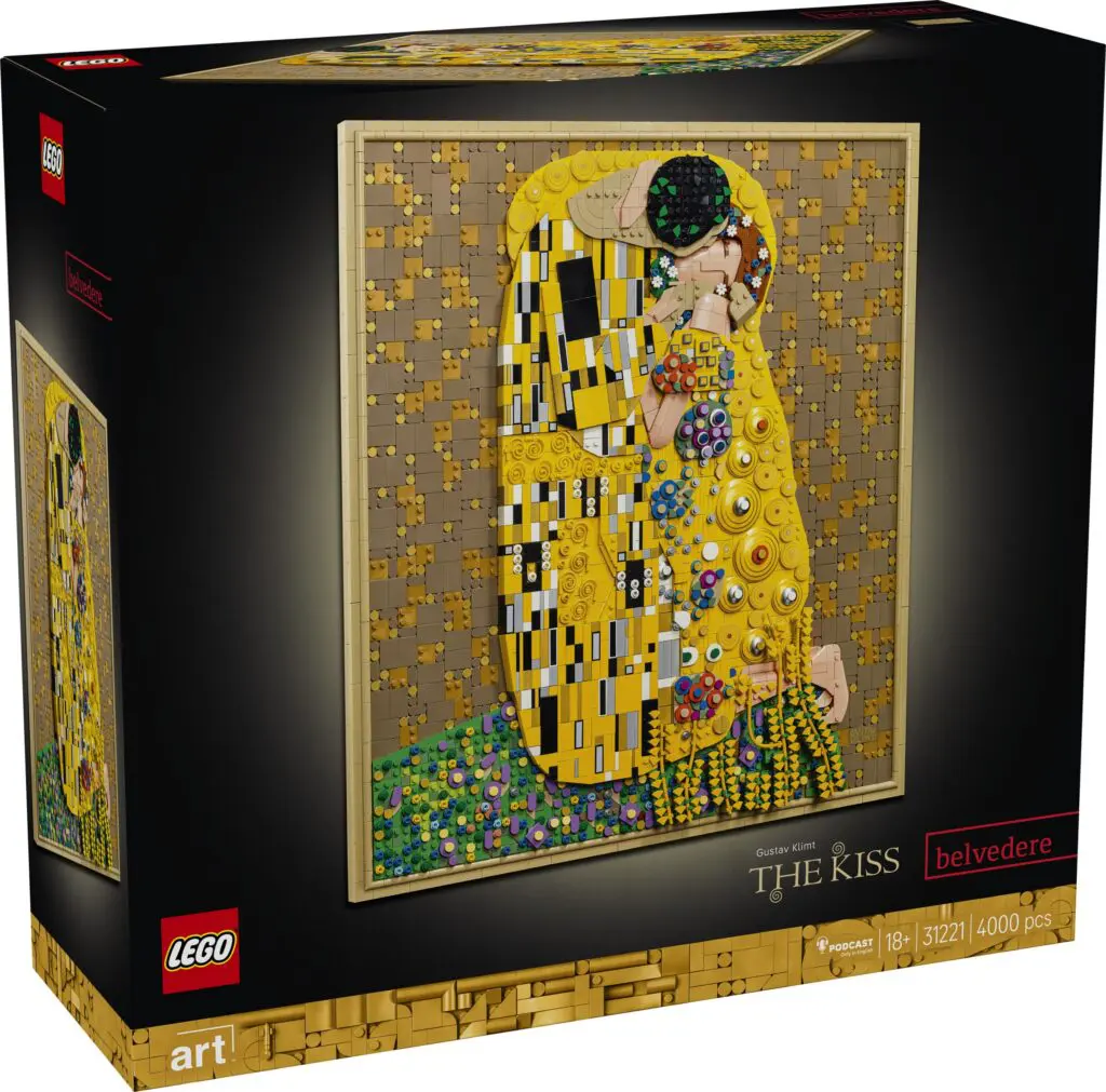 LEGO Art Gustav Klimt - The Kiss - view 2