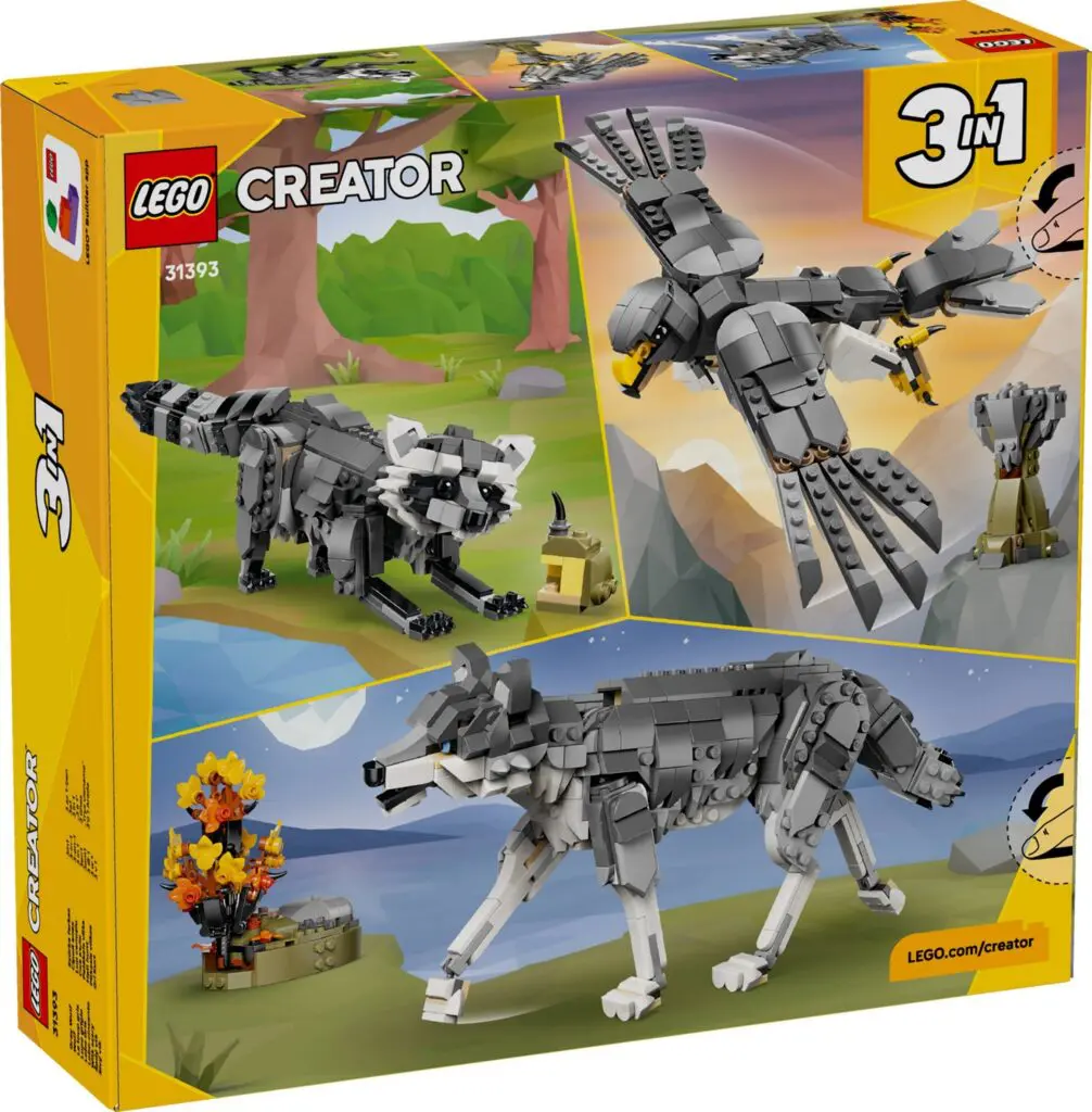 LEGO Creator Forest Animals: Grey Wolf - view 3