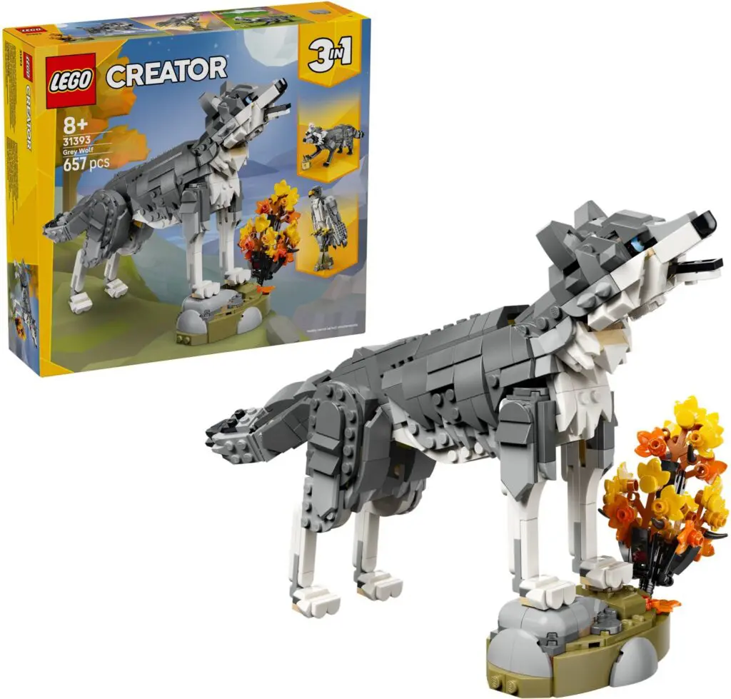 LEGO Creator Forest Animals: Grey Wolf - view 4