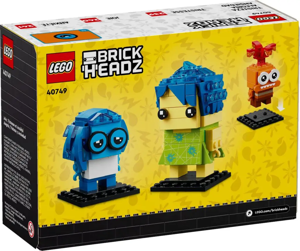 LEGO BrickHeadz Joy, Sadness & Anxiety - view 2