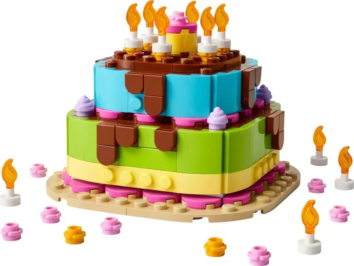 LEGO Seasonal Birthday Party Cake