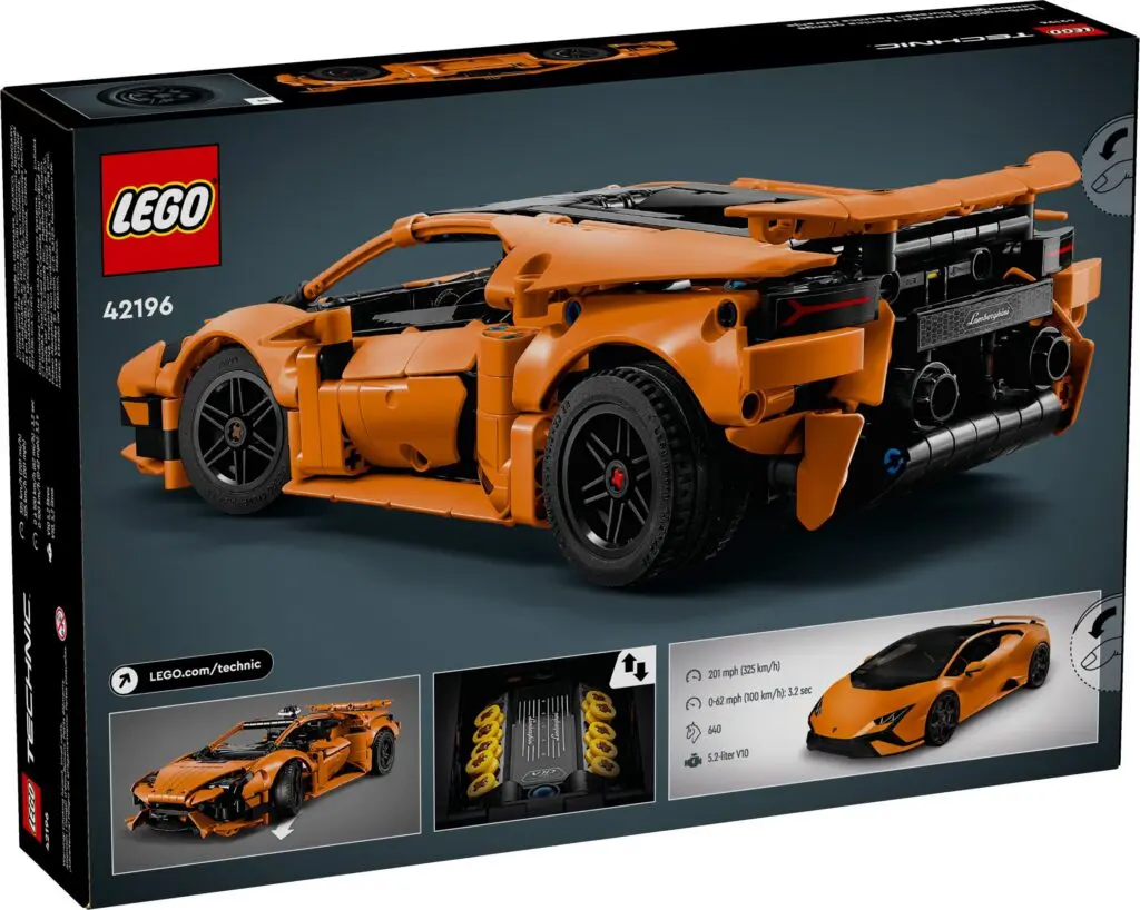 LEGO Technic Lamborghini Huracán Tecnica Orange - view 7