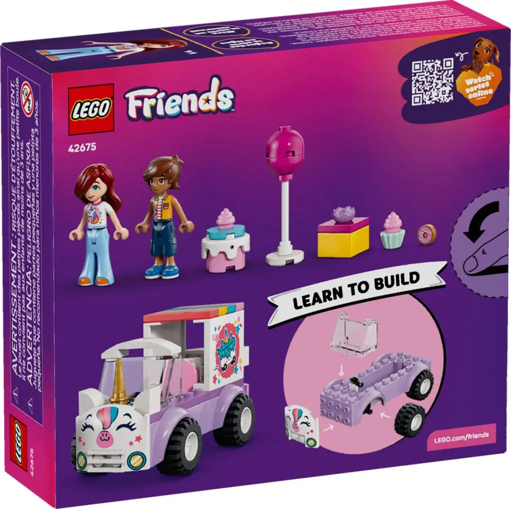 LEGO Friends Unicorn Cake Delivery Car - view 3