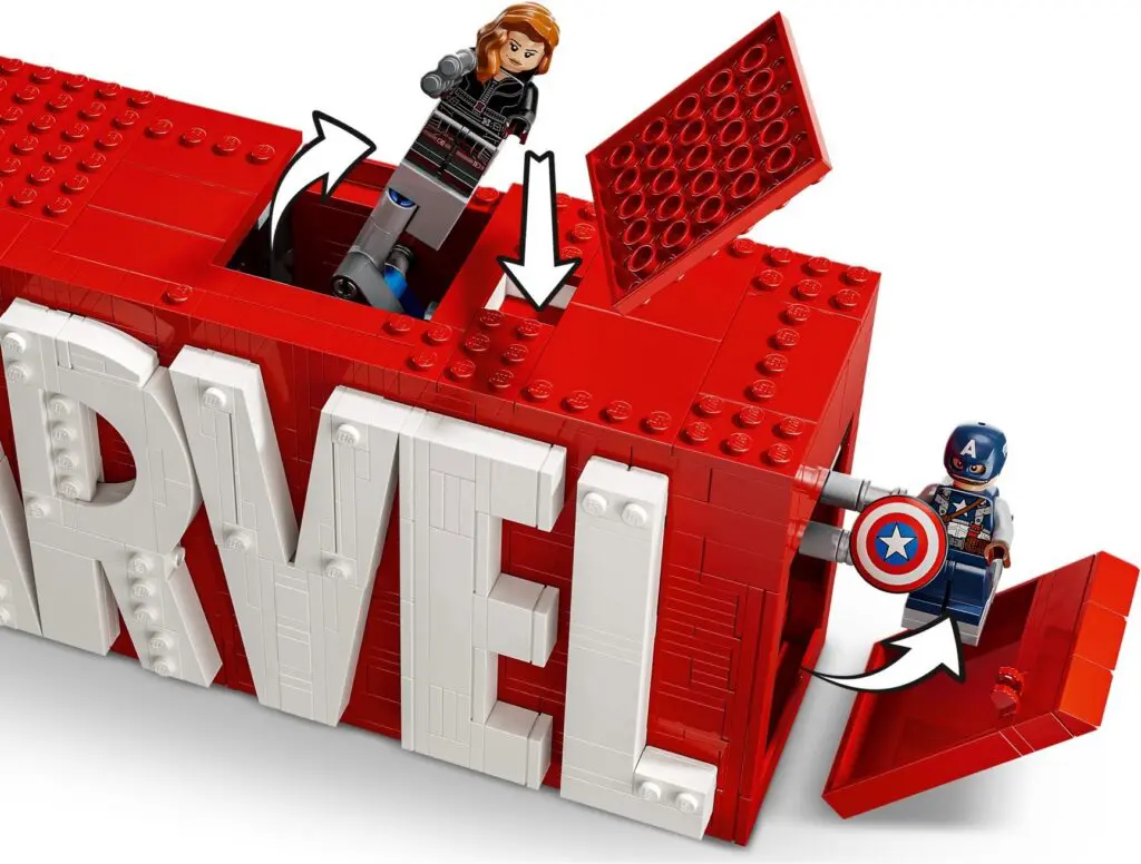 LEGO Marvel Super Heroes MARVEL Logo - view 9