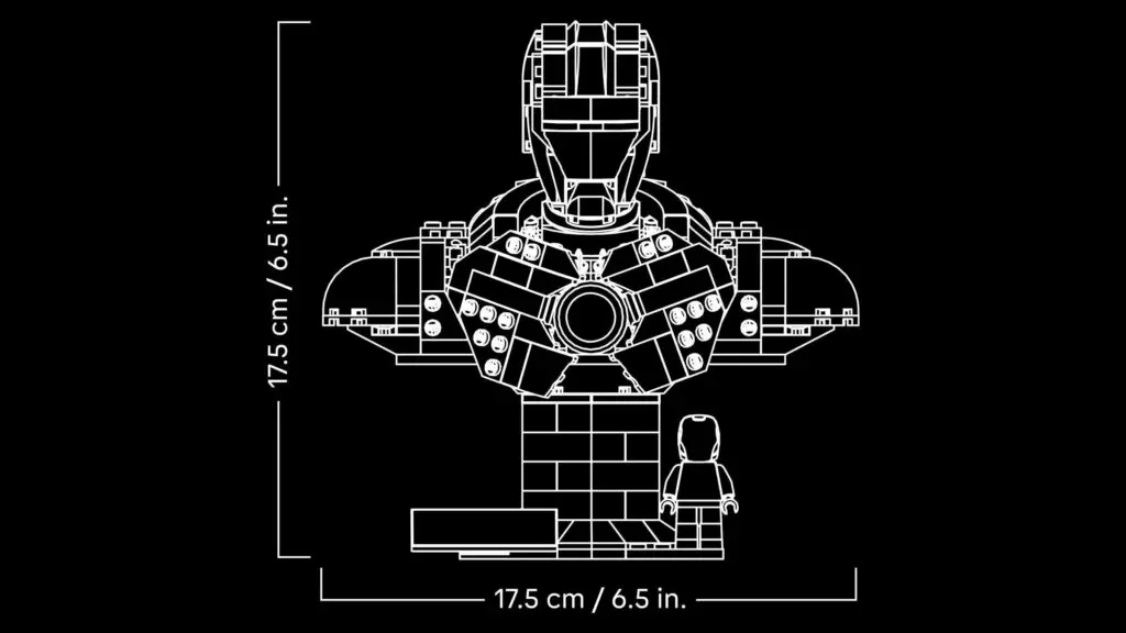 LEGO Marvel Super Heroes Iron Man MK4 Bust - view 11