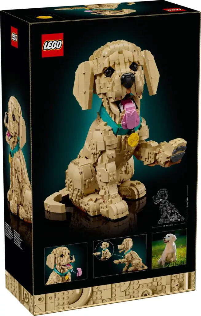 LEGO Icons Golden Retriever Puppy - view 3
