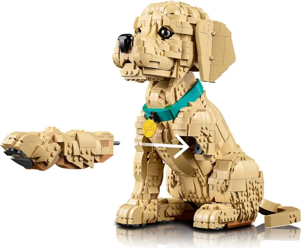 LEGO Icons Golden Retriever Puppy - view 17