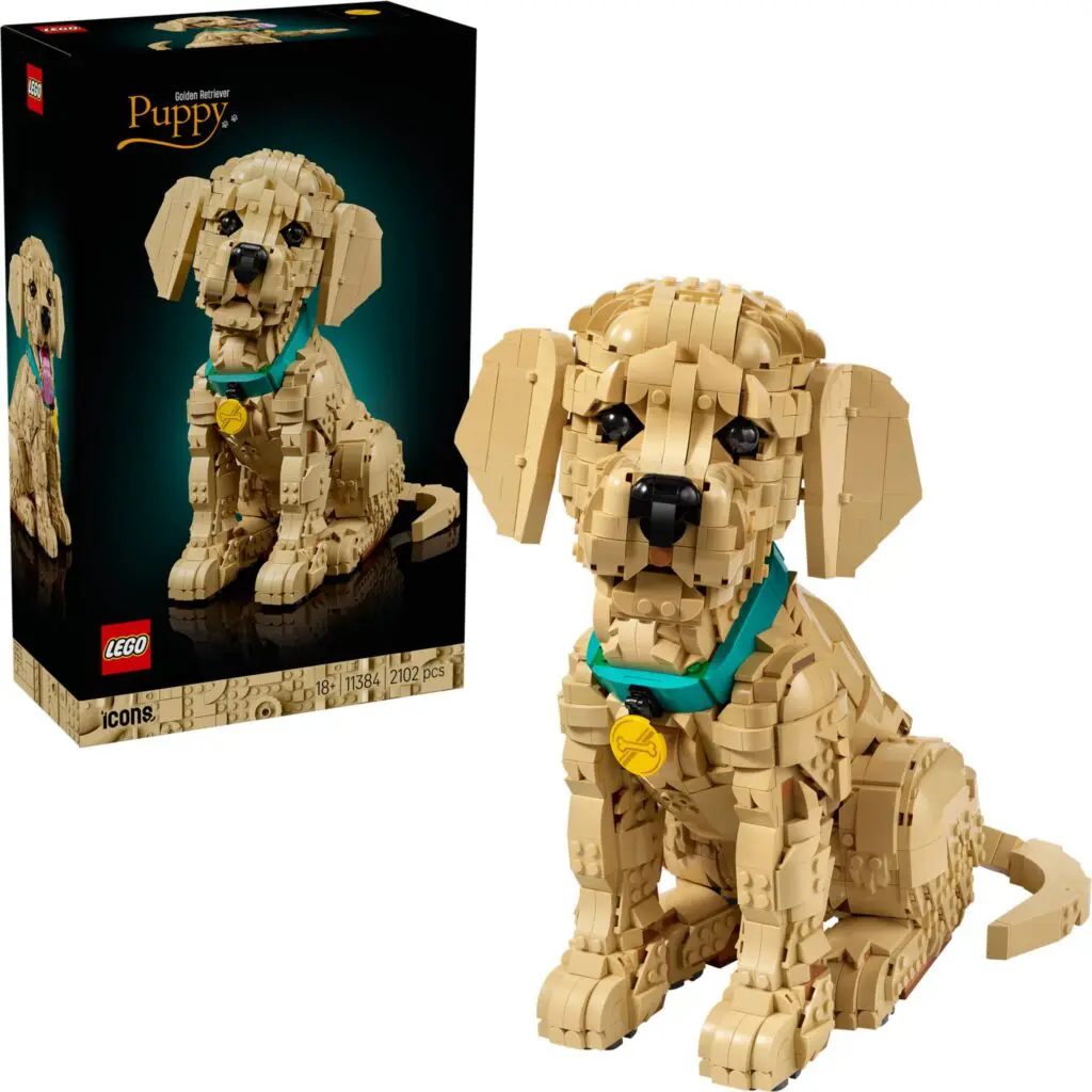 LEGO Icons Golden Retriever Puppy - view 4