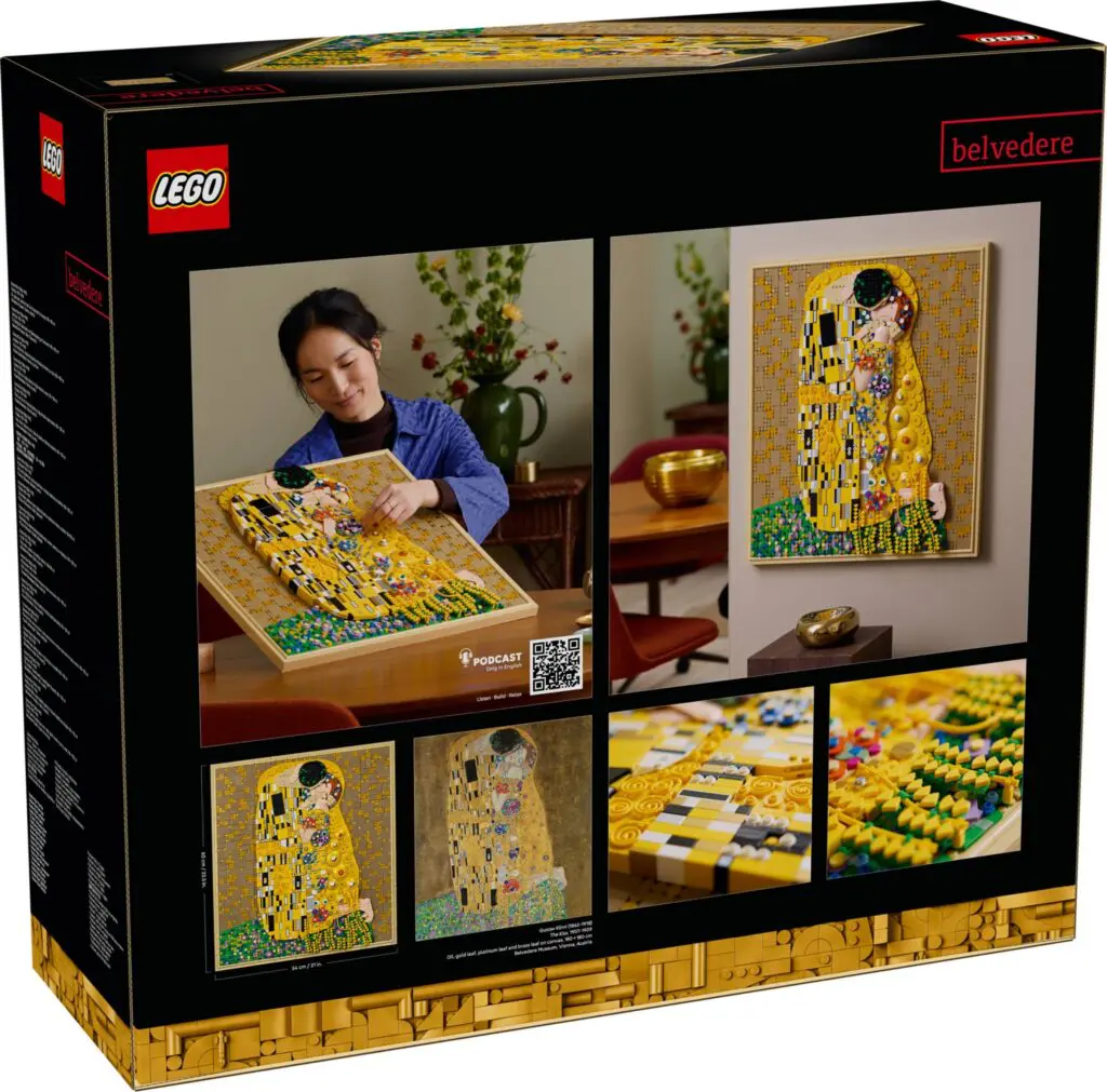 LEGO Art Gustav Klimt - The Kiss - view 3