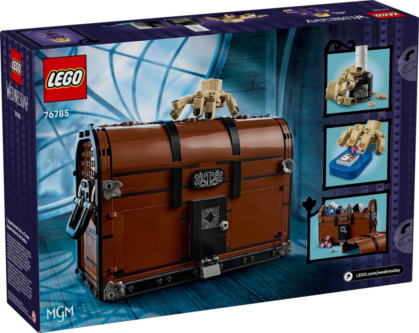 LEGO chest and hand model box